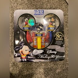 Pez Collectibles: Disney’s Mickey Mouse 80 Years Numbered Tin Rare
